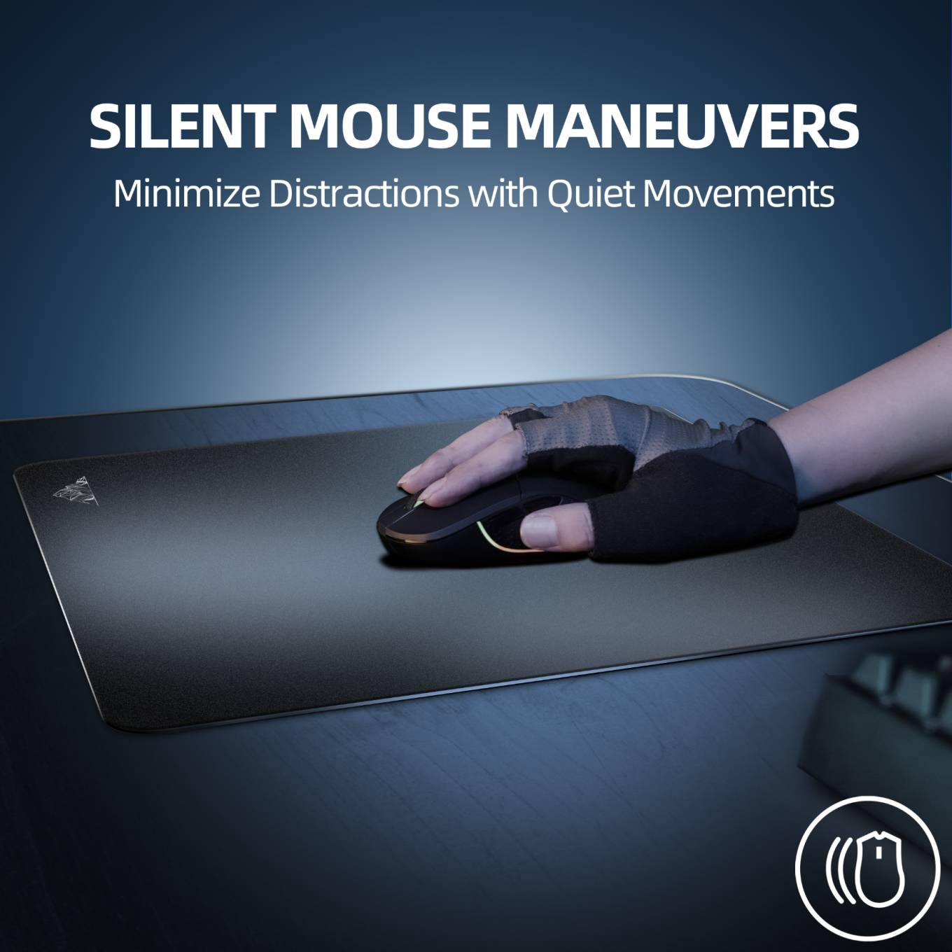 Glaceon-Tempered Glass Gaming Mouse Mat