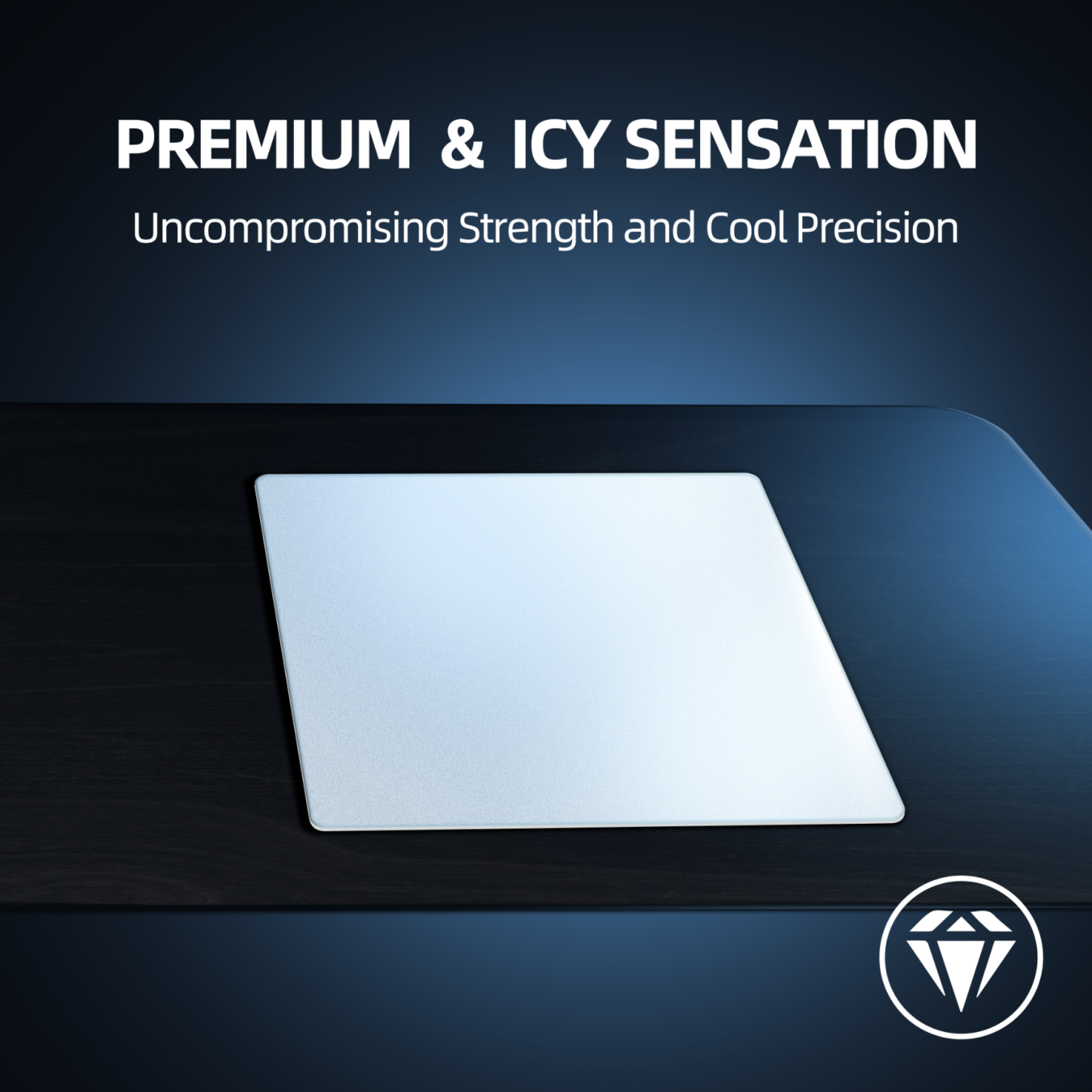 Glaceon-Tempered Glass Gaming Mouse Mat